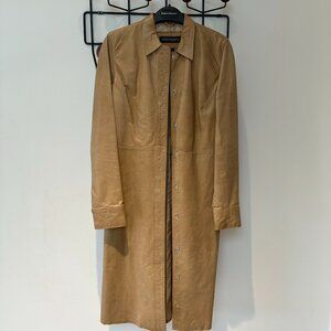 Vintage Banana Republic Leather Coat